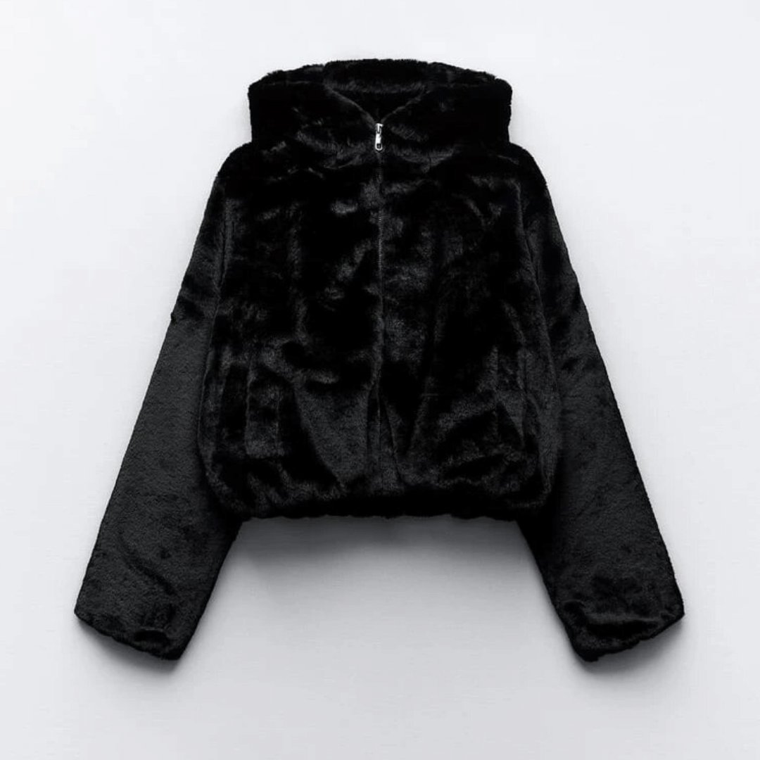 Women's Stylish Faux Leather Winter Jacket