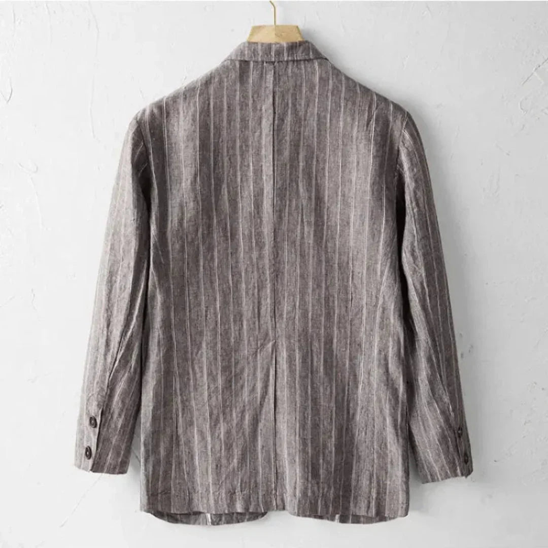 Stylisher Streifen Blazer Sommer - IdealeKleiden