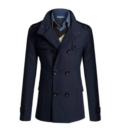 Elegant Women's Jacket Wool Blend Slim Fit
