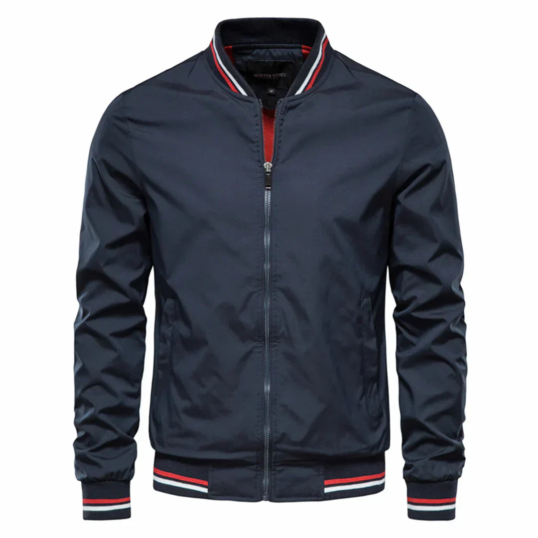 Lightweight Men's Sporty Bomber Jacket