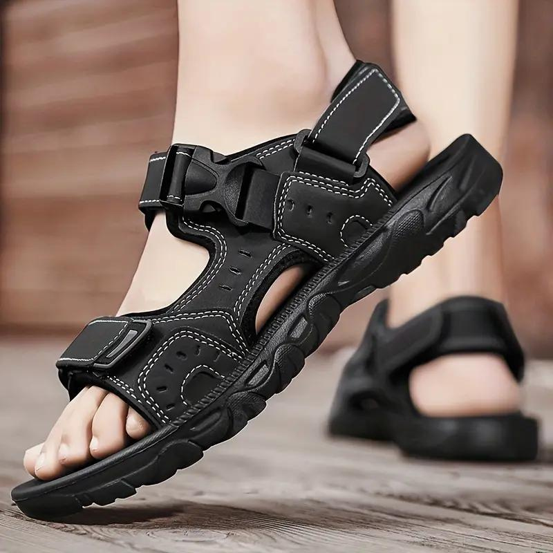Herren Wandersandalen Bequem Schnallenriemen - IdealeKleiden