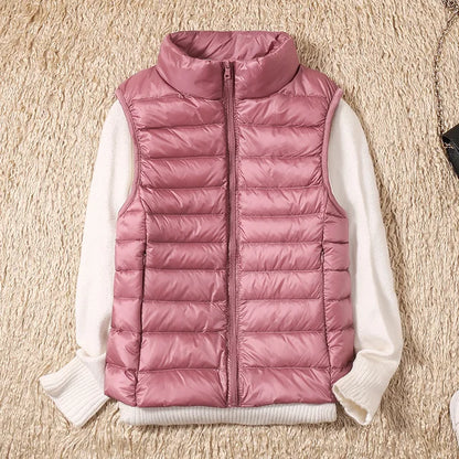 Lightweight Women's Elegant Slim Down Body Warmer