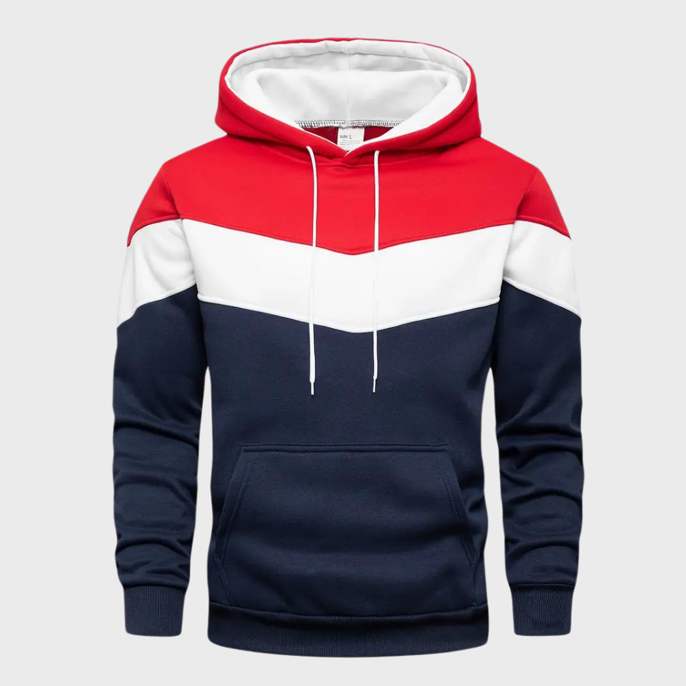Moderner Herren-Hoodie mit Verstellbarer Kapuze