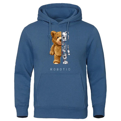 Cuddly Hoodie Teddy Bear Design