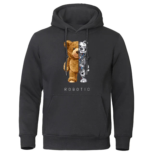 Cuddly Hoodie Teddy Bear Design