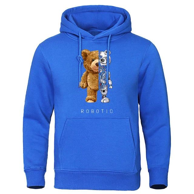 Cuddly Hoodie Teddy Bear Design