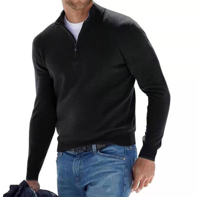 Men's V-Neck Sweater Modern Casual