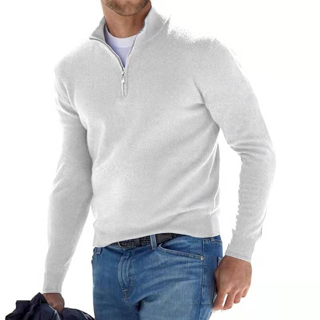 Men's V-Neck Sweater Modern Casual