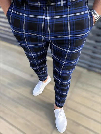 Men's Trousers Modern Stripe Design