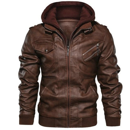 Leather Vest Men's Biker Style