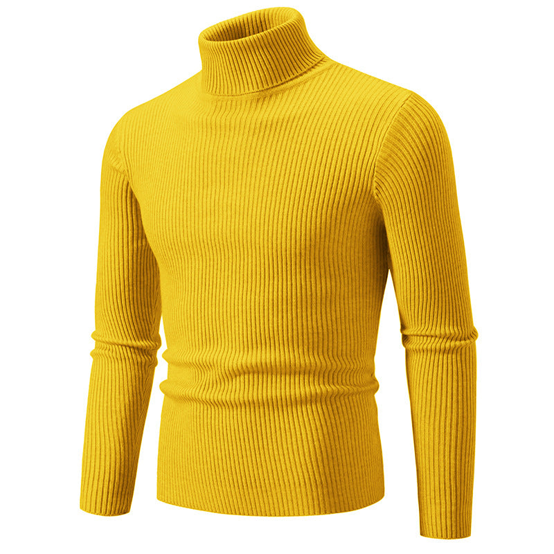 Men's Turtleneck Sweater High-Quality Comfortable