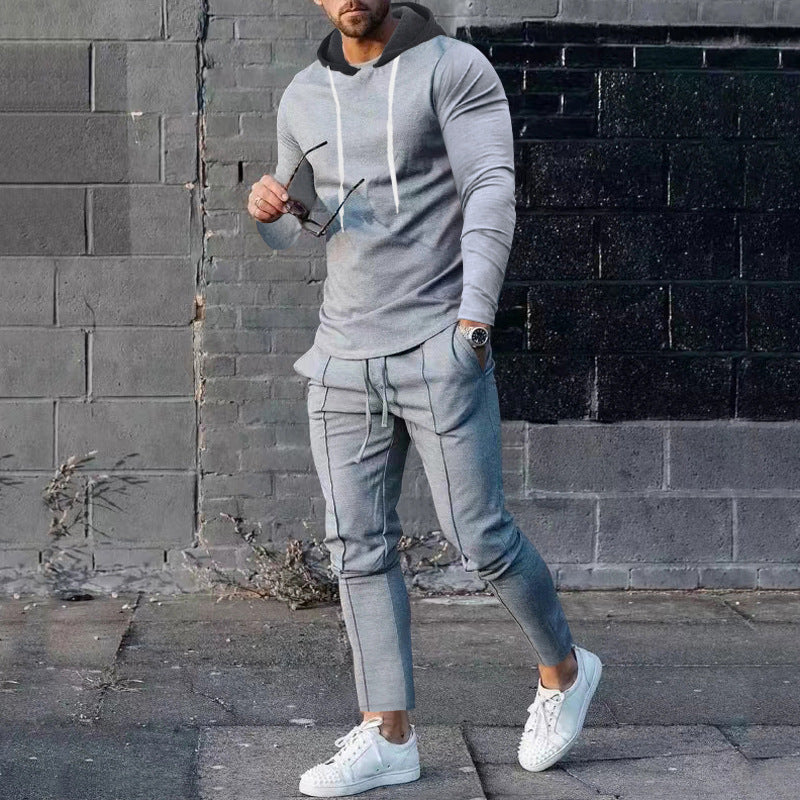 Men's Sport Set Hoodie Joggers Trendy