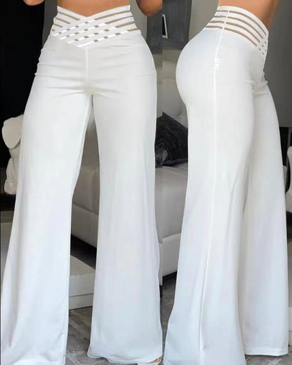 Hohe Taille Kleid Damen Stretch Komfort