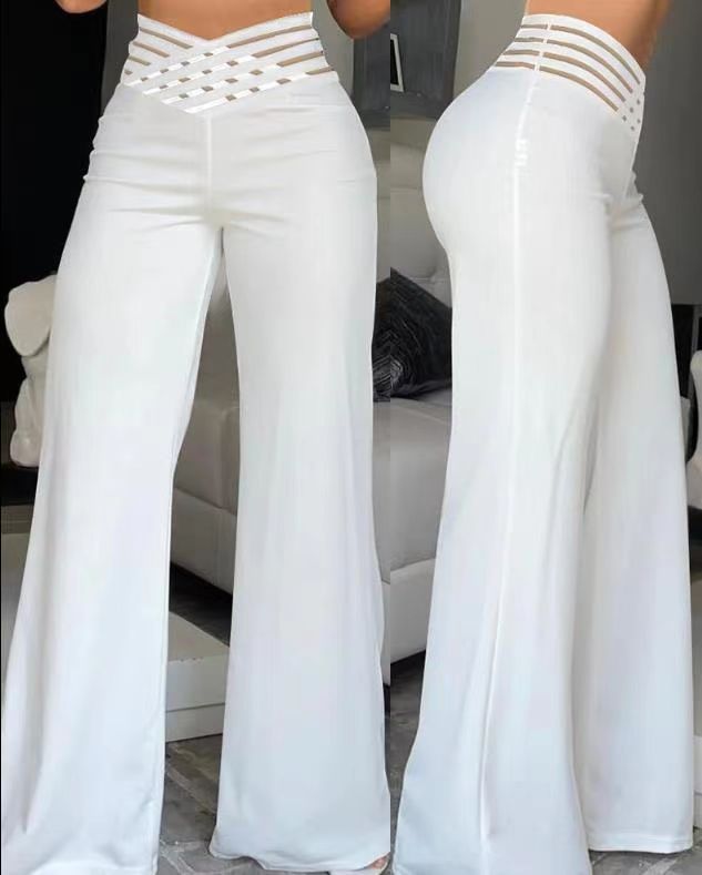 Damen Schlaghose Elegant Bequem