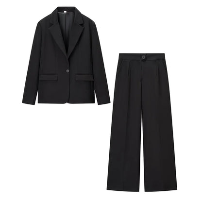 Women's Business Suit Set Elegant Waist