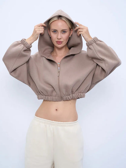 Women's Oversized Hoodie with Large Sleeves Fashion