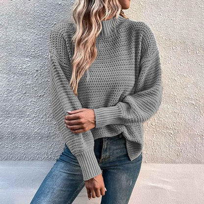 Women's Knitted Jumper Elegant Outerwear