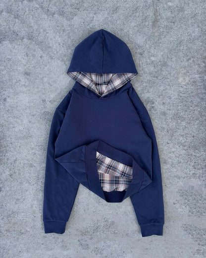 Women's Plaid Jumper Modern Stylish