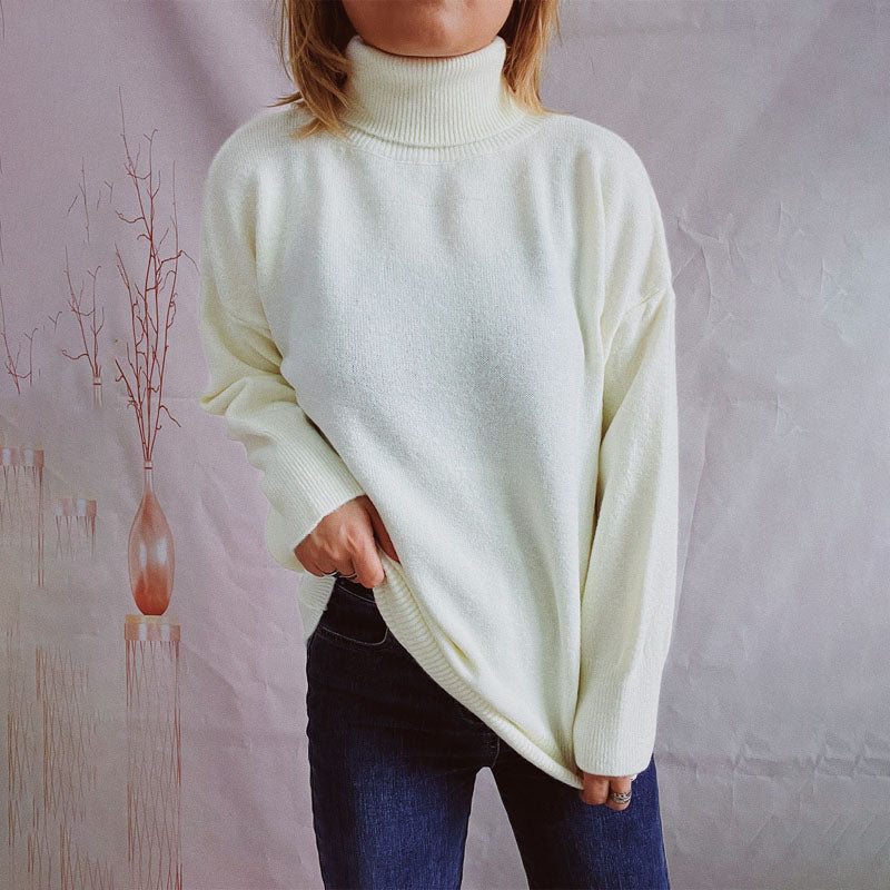Simple Knitted Sweater Soft Comfortable Everyday Wear