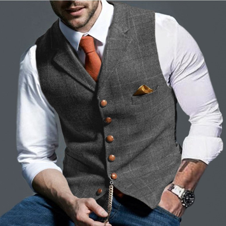 Men's Vest Elegant Slim Fit Stylish