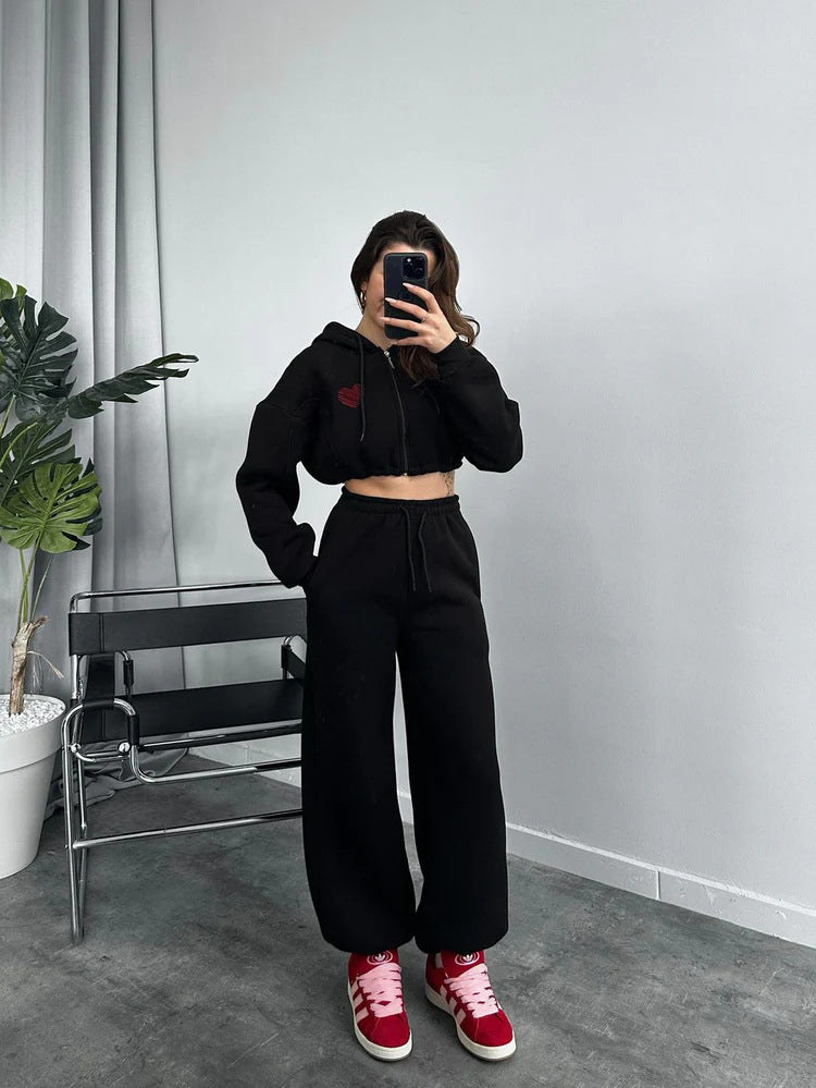 Women's Tracksuit Hoodie Joggers Set Comfortable