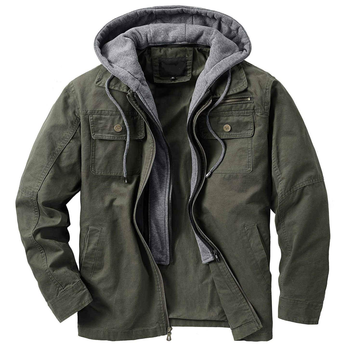 Men's Functional Transitional Jacket with Hood and Pockets
