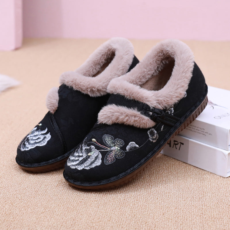 Women's Slippers Floral Pattern Soft and Cozy