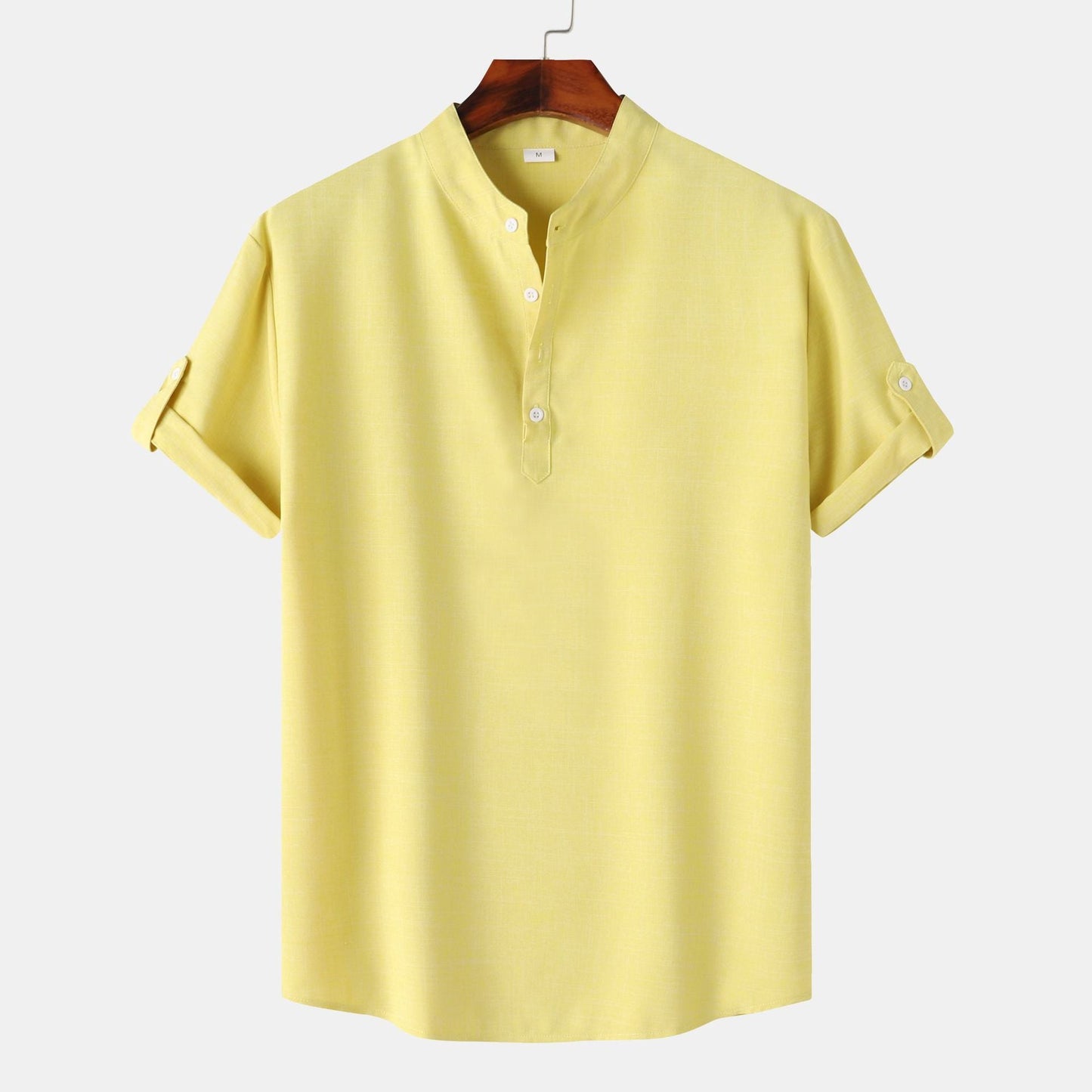 Men's Short-Sleeve Henley Shirt
