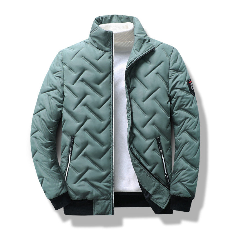 Men's Quilted Jacket Slim Fit Modern Chic