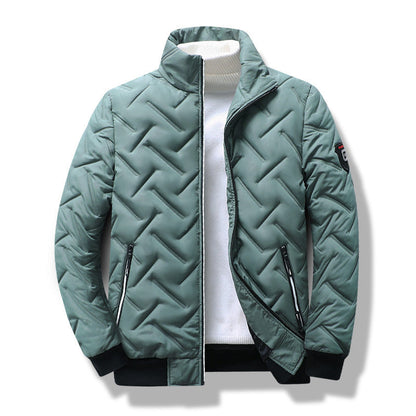 Men's Quilted Jacket Slim Fit Modern Chic