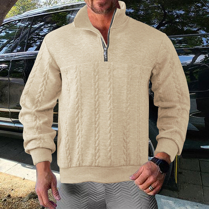 Men's Sweater Structured Design Modern Style