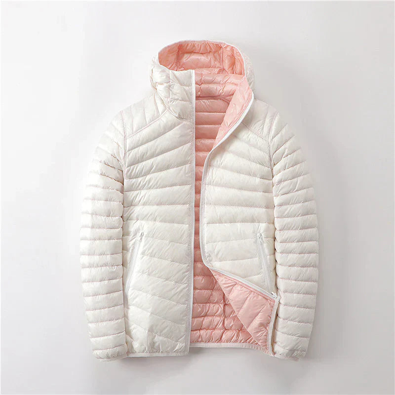 Damen Winterjacke Langarm Reißverschluss - IdealeKleiden