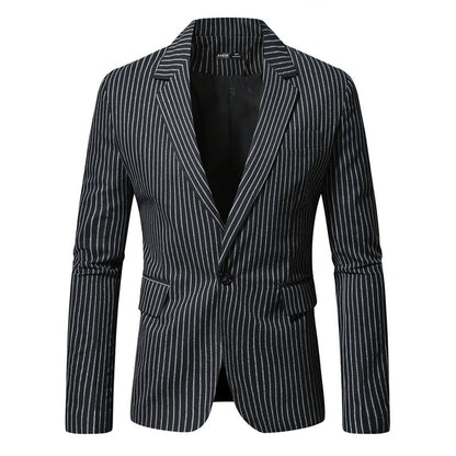 Herren AnzugjackeModern Streifen Design - IdealeKleiden