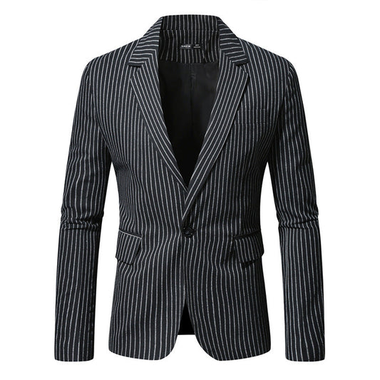 Herren AnzugjackeModern Streifen Design - IdealeKleiden