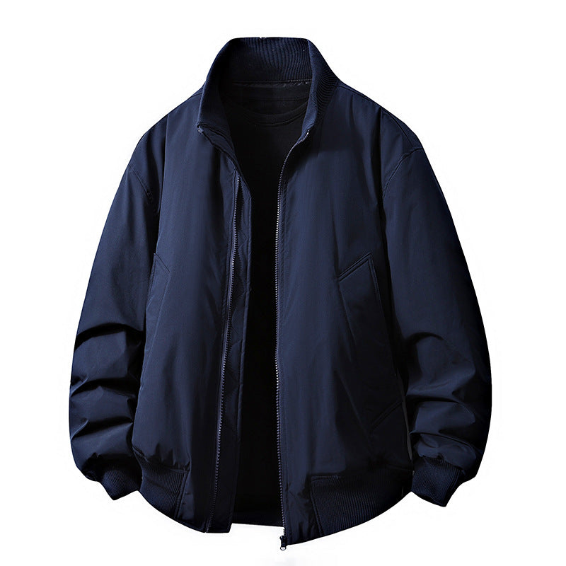 Men's Leather Jacket Elegant Slim Fit Design