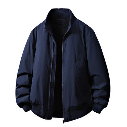 Men's Leather Jacket Elegant Slim Fit Design