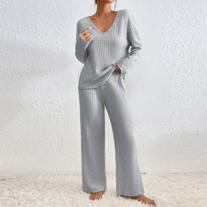 Women's Comfortable Knit Lounge Set Modern Design
