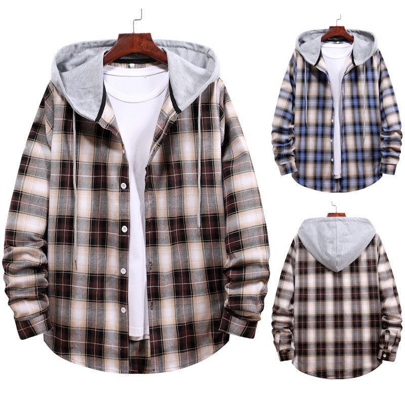 Herren Winterjacke Kapuze Taschen Großzügig - IdealeKleiden