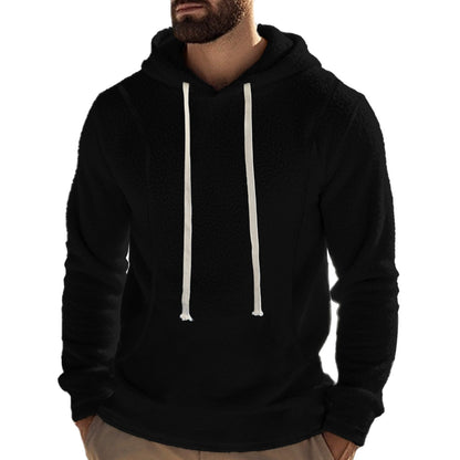 Men's Premium Fleece Hoodie Kangaroo Pocket Modern Design