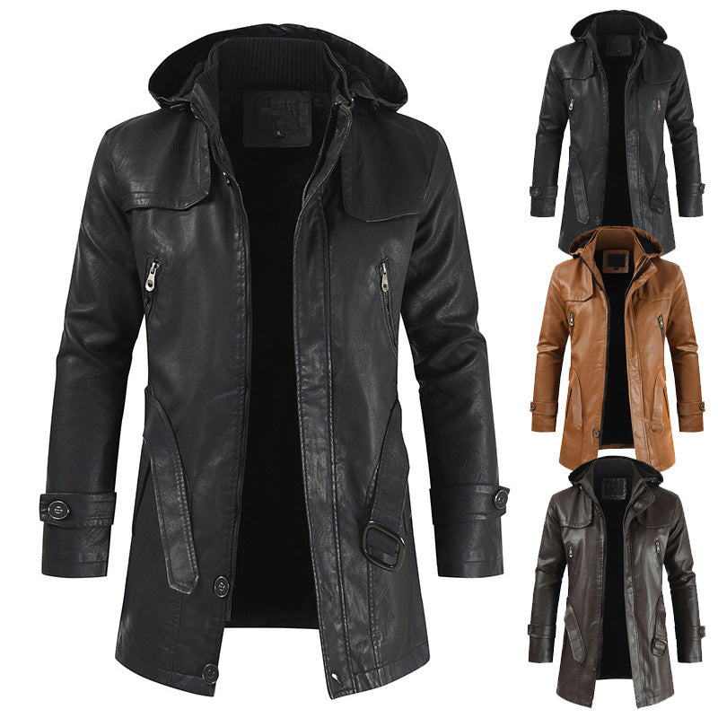 Herren Winterjacke Kapuze Modern Style - IdealeKleiden