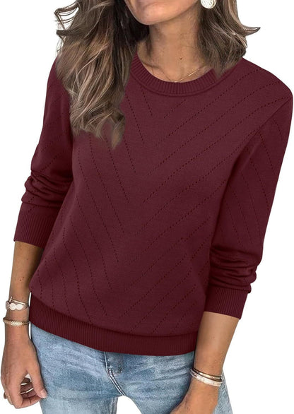 Damen Pullover Streifen Chic Eleganz