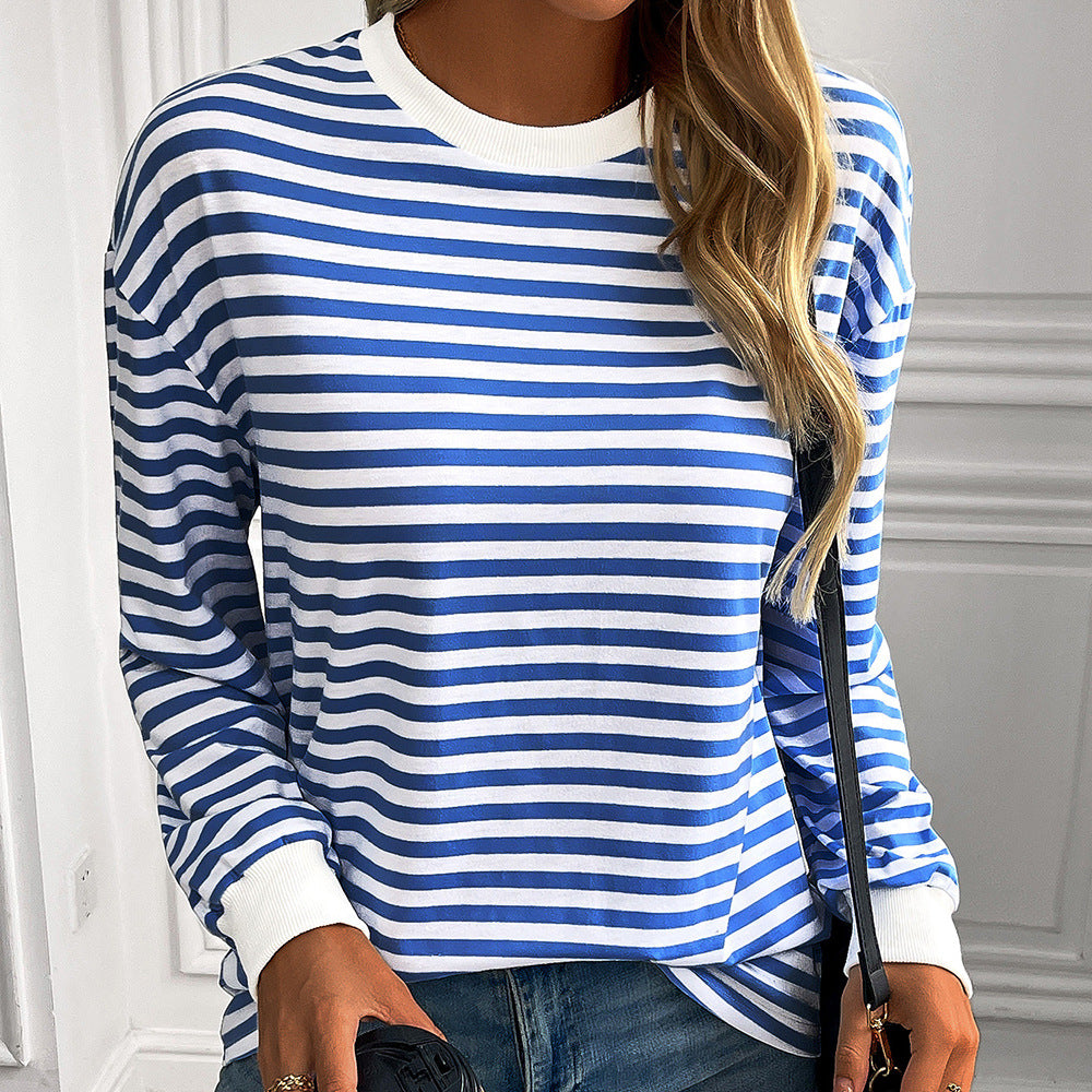 Women's Sweater Vertical Stripes Comfortable Oversized