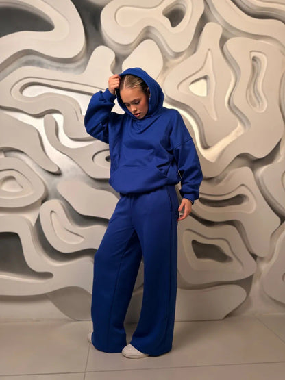 Women's Comfortable Hooded Tracksuit Outfit