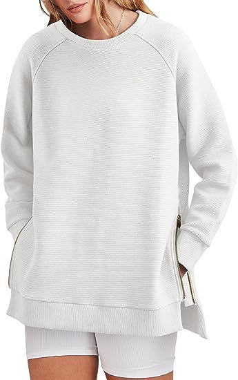 Women's Comfortable Zippered Sweatshirt with Pockets