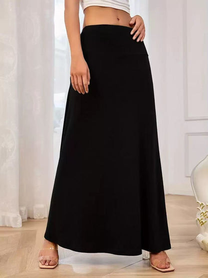 Women's Maxi Dress Soft Stretch High-Waisted Elegance