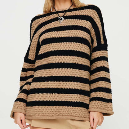 Striped Cardigan Soft Pastel Colors