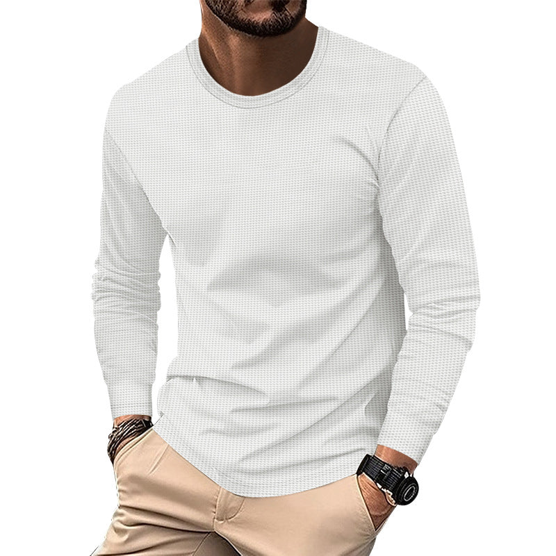 Men's Modern Structured Long-Sleeve Shirt