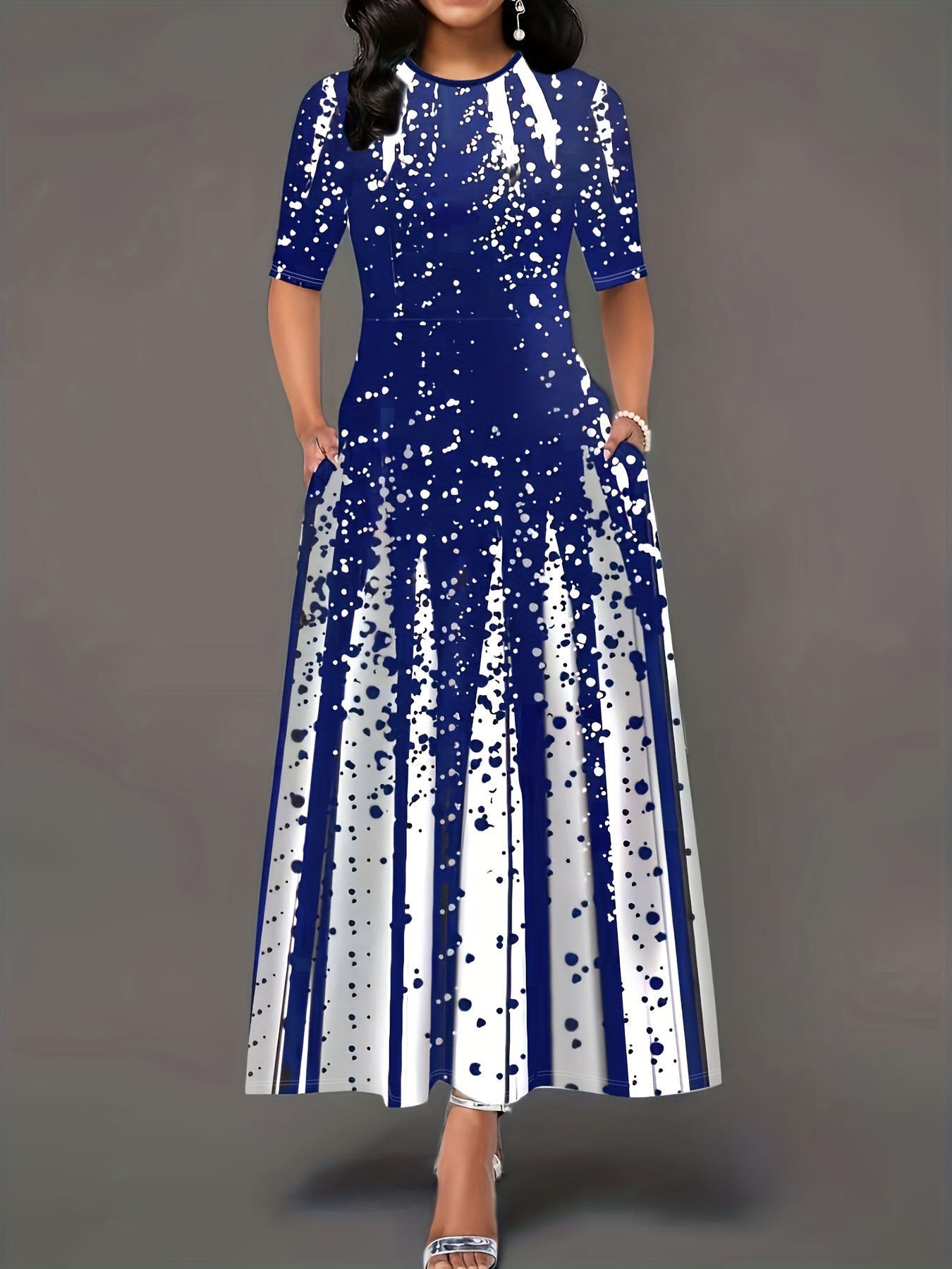 Women's Maxi Dress Elegant Floral Summer Dress