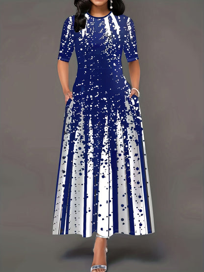 Women's Maxi Dress Elegant Floral Summer Dress
