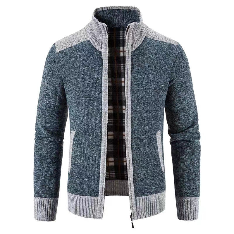 Men's Cardigan Modern Zipper Elegant Design